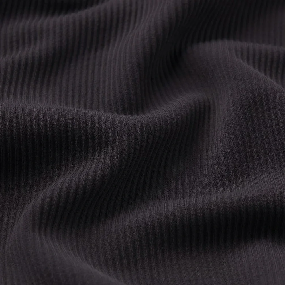 Nike Skims Ribbed Seamless Racer Front Tank in Obsidian Black - Picture 6 of 8